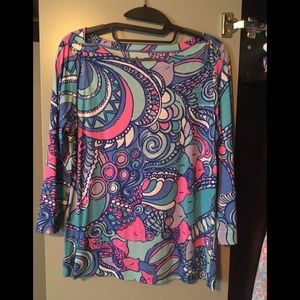 Lilly Pulitzer Alida top Sea Jewels M